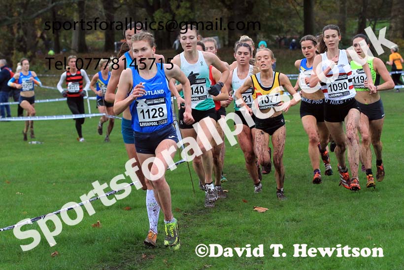 Senior Women and Under-23 Women, 2022 British Athletics Cross Challenge, Sefton Park, Liverpool.  Photo: David T. Hewitson/Sports for All Pics